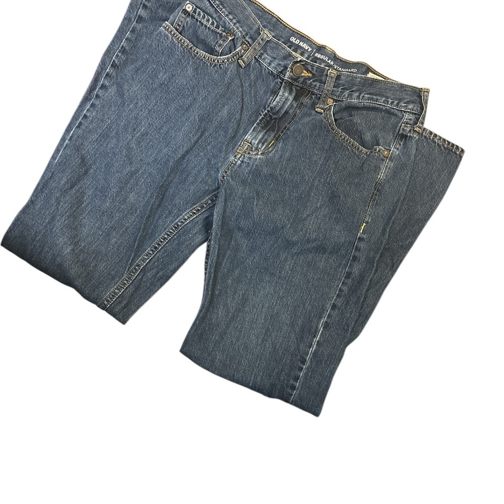 Old Navy Women's Classic Blue Straight Leg Jeans sz 32